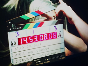 Lo unico que se conoce del cortometraje de Lady GaGa (Photo taken from Nicola Formichetti/Mugler film backstage)