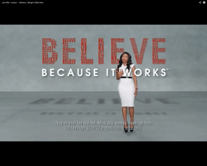 Jennifer Hudson weight watchers