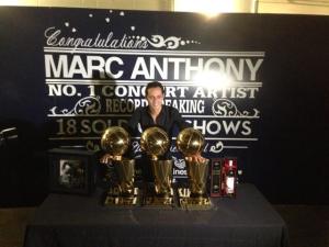 Foto publicada por Marc Anthony en su facebook oficial