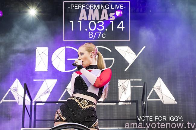 Iggy Azalea to perform at the 2014 American Music&nbsp;Awards