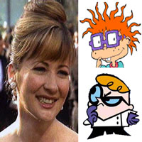 Christine Cavanaugh  le proveyó las voces a Dexter, Chukie, Babe y Balto en sus respectivas películas. 