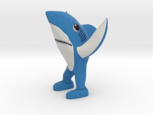 La figura 3D del tiburón http://www.thingiverse.com/thing:667127