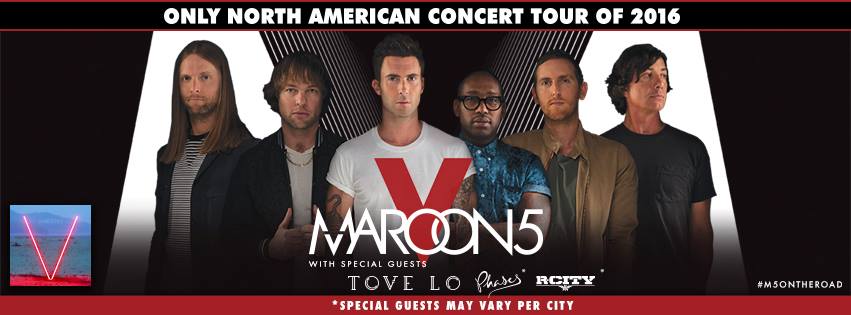 Maroon 5 regresa a Puerto Rico este verano con su Maroon V World&nbsp;Tour