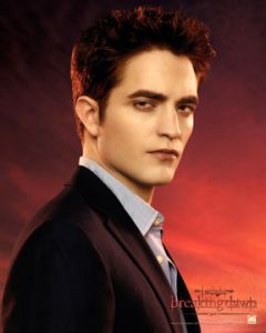 Robert Pattinson en su personaje del vampiro Edward Cullen en la Saga de Twilight