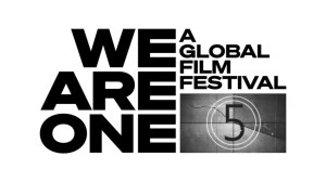 Logo del festival de cine online WE ARE ONE A GLOBAL FILM FESTIVAL
