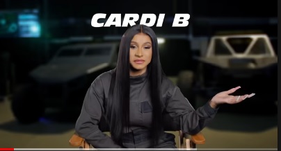 Cardi B interpreta a Leysa en Rápidos y Furiosos